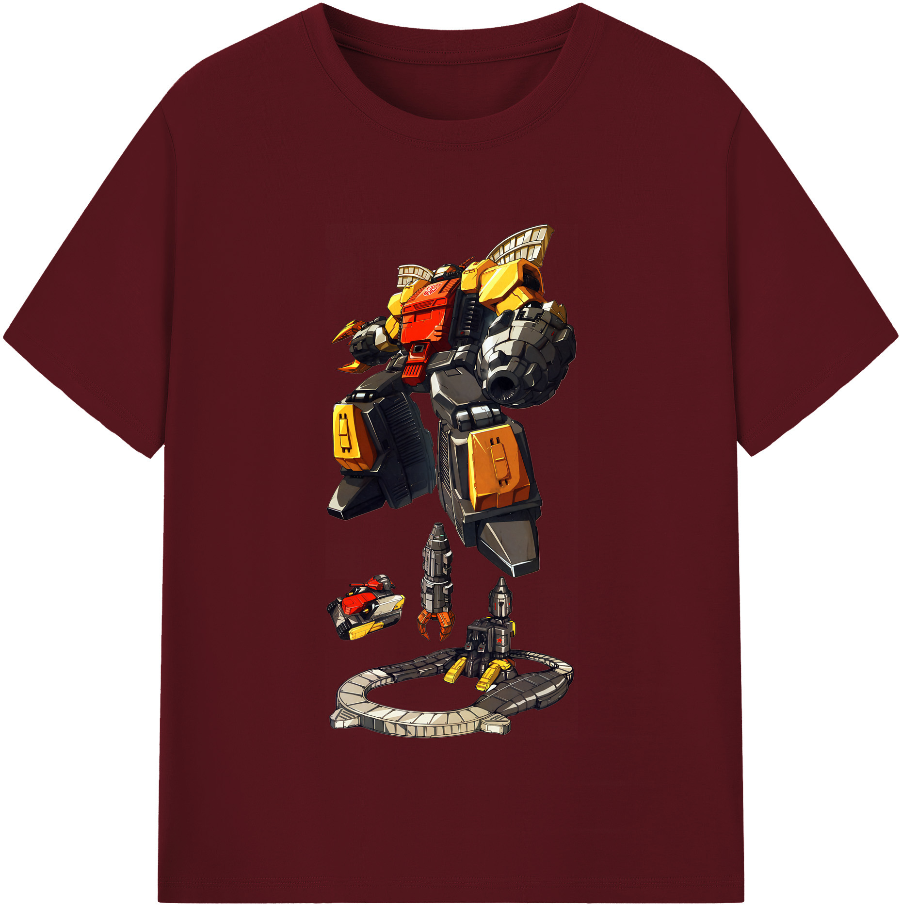 （画像用） Transformers トランスフォーマー 綿100％半袖Tシャツ（フロントプリント）